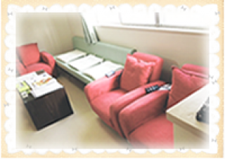 鍼灸の神戸健康堂の待合室